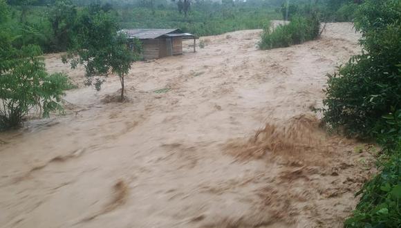 Huánuco: as inundaciones de los predios se registraron el último 27 de diciembre, a consecuencia de intensas precipitaciones pluviales. (Foto: Difusión)