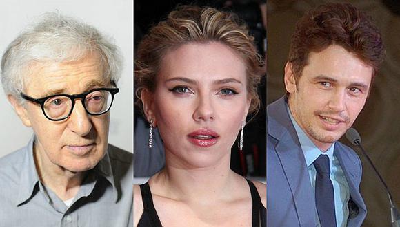 Scarlett Johansson critica a James Franco, pero defiende a Woody Allen