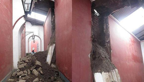 ¡Lamentable! Museo de Arqueología colapsa tras intensas lluvias en Trujillo