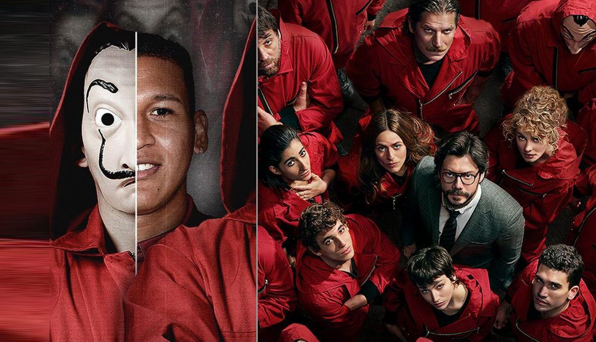 Fernando Pacheco es protagonista de la Casa de Fluzao, una parodia de la Casa de Papel. (Foto: Fluminense / La Casa de Papel)