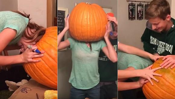 Halloween: Hace broma a su familia y el susto termina llevándoselo ella [VIDEO]