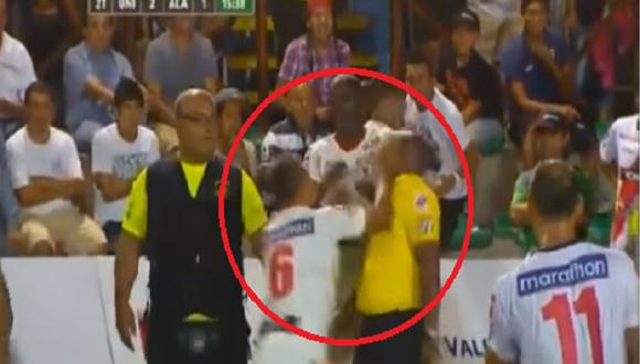 YouTube: 'Puma' Carranza tira cachetadón a árbitro de la Super Liga [VIDEO]