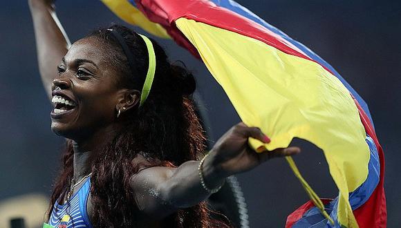 ​Río 2016: Colombiana Caterine Ibargüen gana oro en salto triple y enorgullece a su país