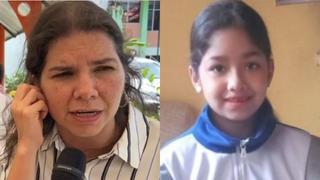 Ministra de la Mujer sobre niña desaparecida en SJL: “En un video la pequeña va a abrazar a alguien que no hemos identificado”
