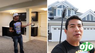 Joven mexicano presume su nueva casa en Canadá trabajando como albañil | VIDEO