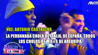 Antonio Cartagena: Magaly revela audios racistas del salsero contra los peruanos en el extranjero | VIDEO
