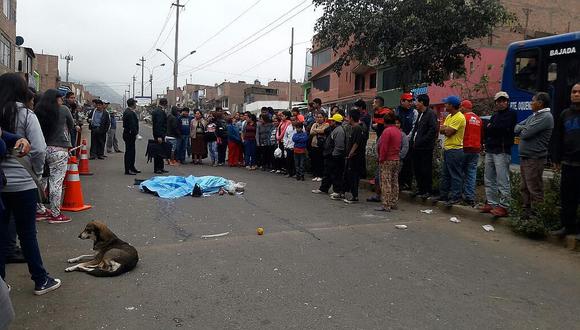 ​Comas: hincha de la selección peruana muere atropellado ¡cuando se iba a trabajar!