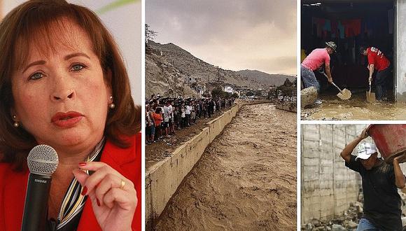 Ministra del Ambiente se pronuncia sobre los desastres naturales que azotan al Perú