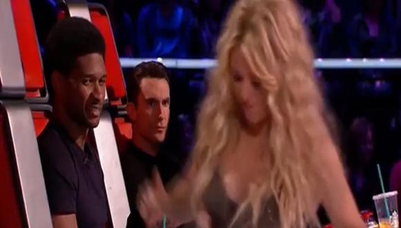 The Voice: Usher y Adam Levine miraron curvas de Shakira [VIDEO]