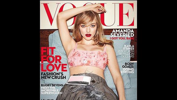 ¡Adorable! Amanda Seyfried radiante y embarazada para Vogue
