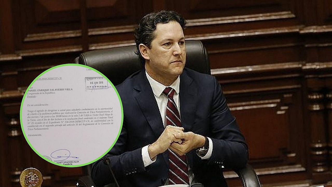 Daniel Salaverry se presenta hoy ante Comisión de Ética | VIDEO