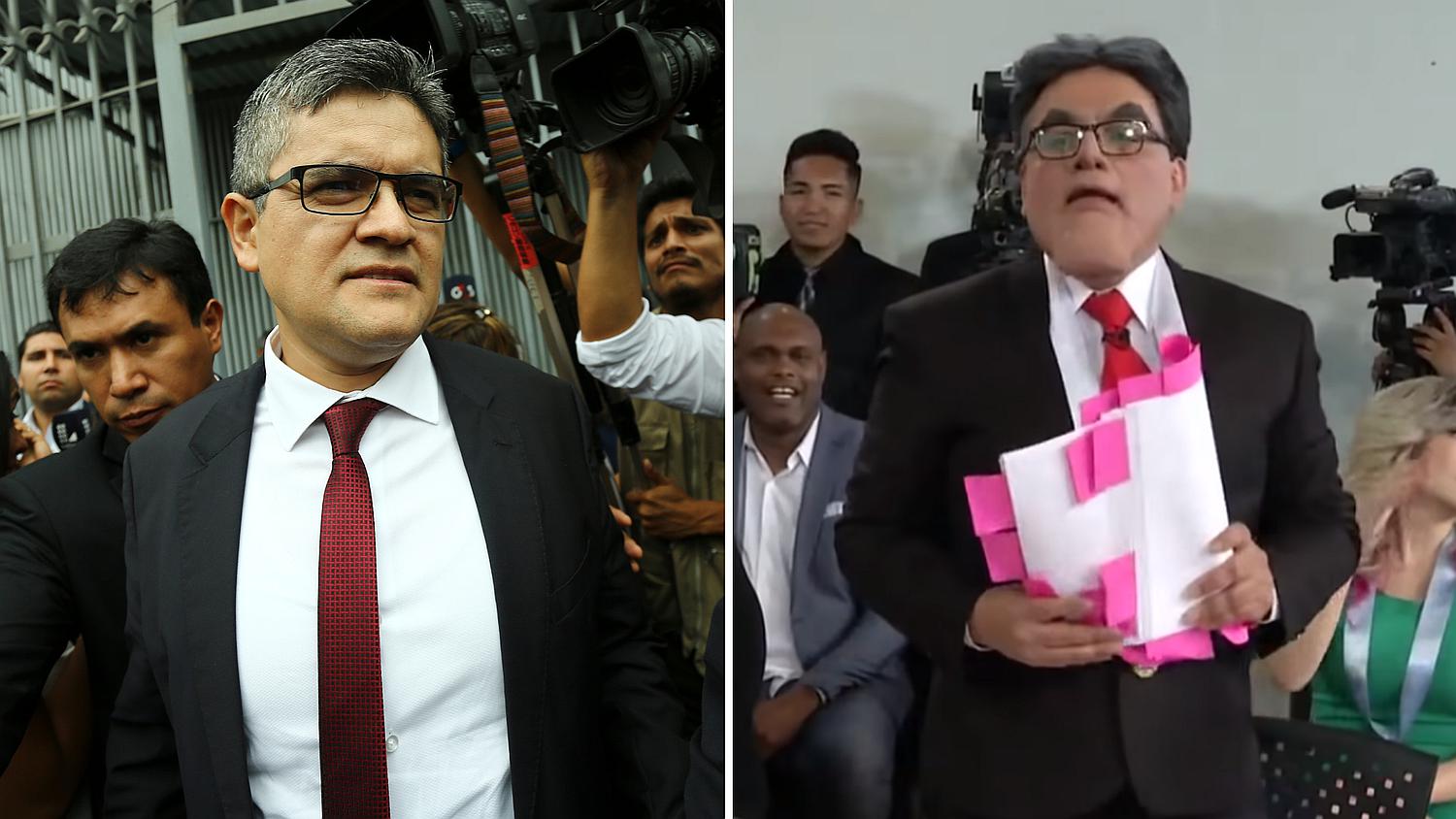 ¿Qué dijo el fiscal José Domingo Pérez sobre su imitación en "El Wasap de JB"?