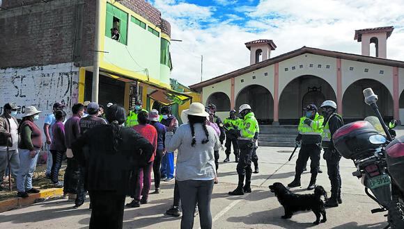 La mujer intervenida en Huancayo será investigada por los delitos de violencia y resistencia a la autoridad, así como contra la salud y seguridad pública.