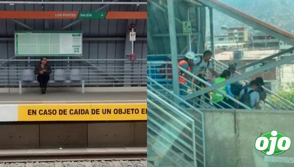 San Juan del Lurigancho: Mujer cayó a las rieles del tren de la Línea 1 en la estación Los Postes