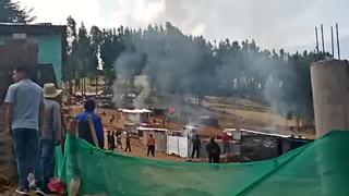 Huancayo: Más de 50 presuntos invasores quemaron viviendas en violento disturbio | VIDEO