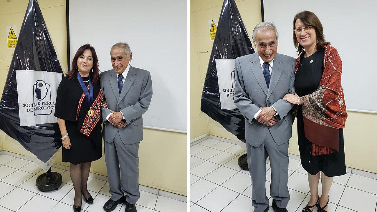 Médico cumple 100 años y aún trabaja en el Hospital Dos de Mayo (FOTOS)