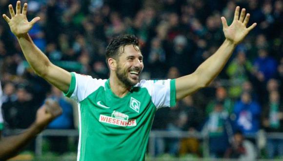 Con gran actuación de Claudio Pizarro, Werder Bremen vence al Bayer Leverkusen