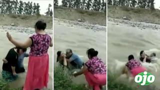 Mujer fue arrastrada por intenso caudal de río Rímac mientras era bautizada | VIDEO