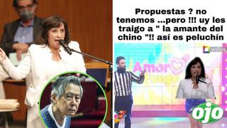 Dina Baluarte: Los hilarantes memes tras revelar que Fujimori “tenía una amante” 