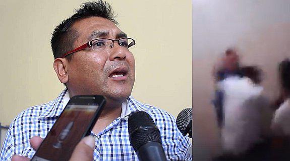 Alcalde de Ancón agarra a puñetes a vecino (VIDEO)