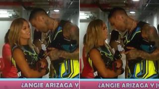 Descubren a Angie Arizaga y Jota Benz en “confianzas” detrás de cámaras│VIDEO