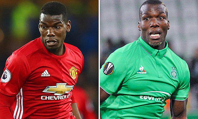Hermanos Pogba se enfrentarán en el Manchester United-Saint Etienne 