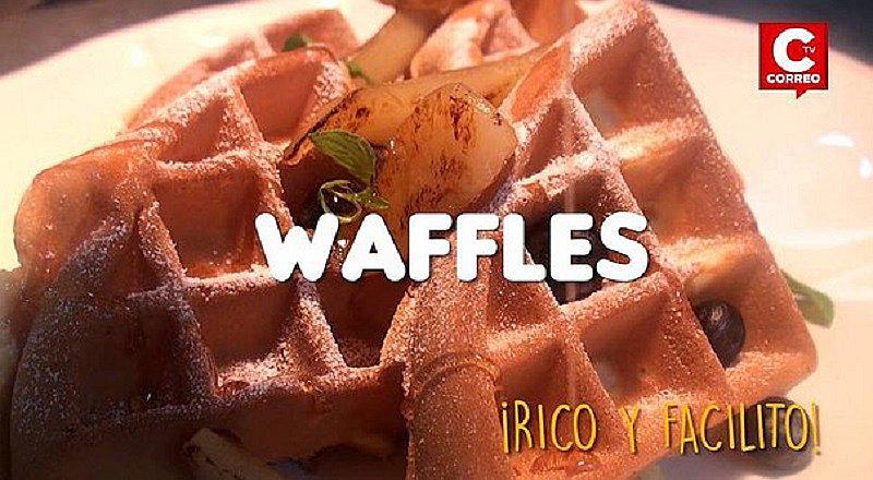 ¡Qué rico!: En pocos pasos disfruta de estos Waffles [VIDEO]