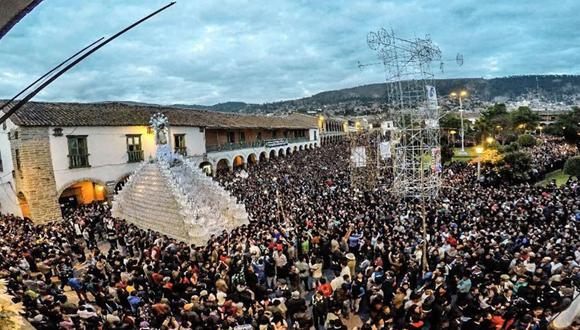 Este 2022, la Semana Santa en Ayacucho será presencial en medio de la pandemia por el COVID-19. (Foto: Andina/Carlos Lezama)