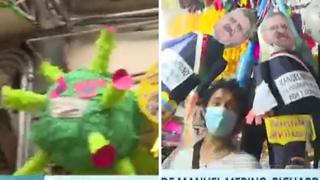 Manuel Merino, Coronavirus, Richard ‘Swing’ y Sheyla Rojas entre las piñatas más vendidas para Año Nuevo| VIDEO 