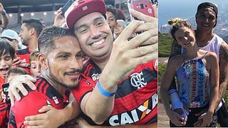 Paolo Guerrero agradece el cariño de sus hinchas y Thaisa Leal se hizo presente 