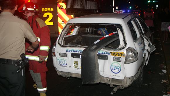 Accidente de tránsito en el Rímac deja dos mujeres heridas 