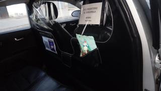 Coronavirus en Perú: panel de protección entre pasajeros y taxistas debe ser de acrílico o policarbonato 