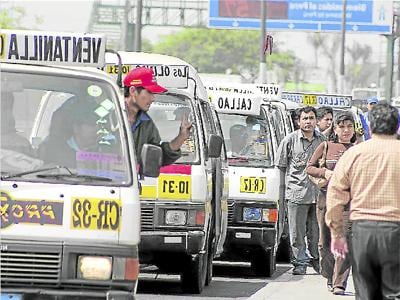 Municipalidad de Lima confirma salida de quince mil combis