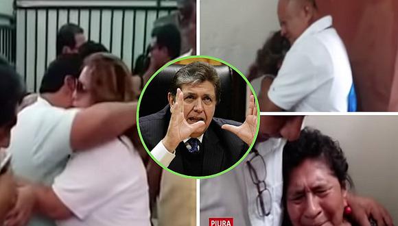 Simpatizantes apristas lloran muerte de Alan García al interior del país (VIDEO)