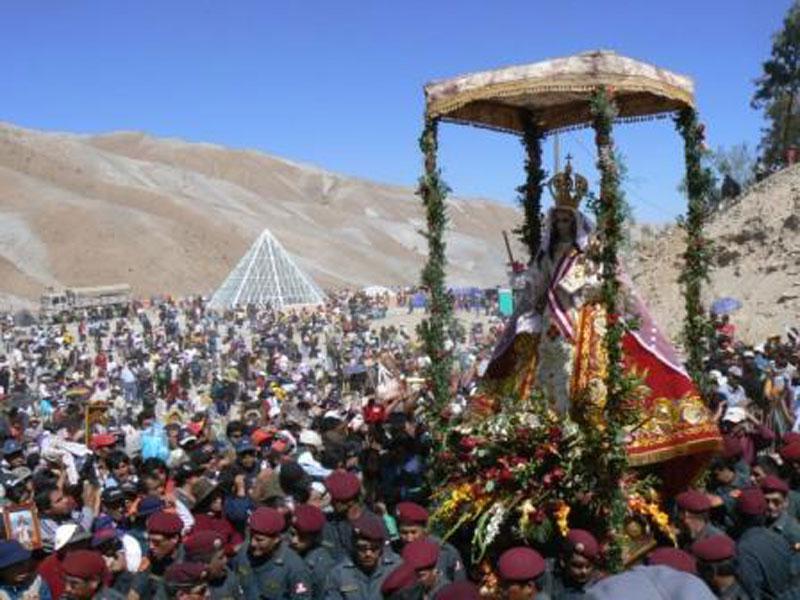600 policías custodiarán peregrinaje de la virgen Chapi en Arequipa 
