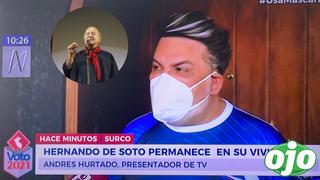 Hernando De Soto: Andrés Hurtado fue a visitar al candidato a su vivienda | VIDEO 