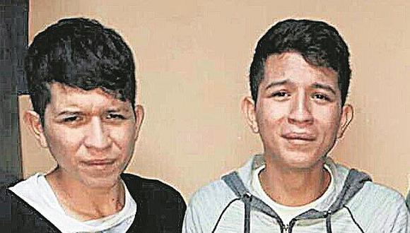 PNP: gemelos lloran incesantemente tras ser detenidos con droga (VIDEO)
