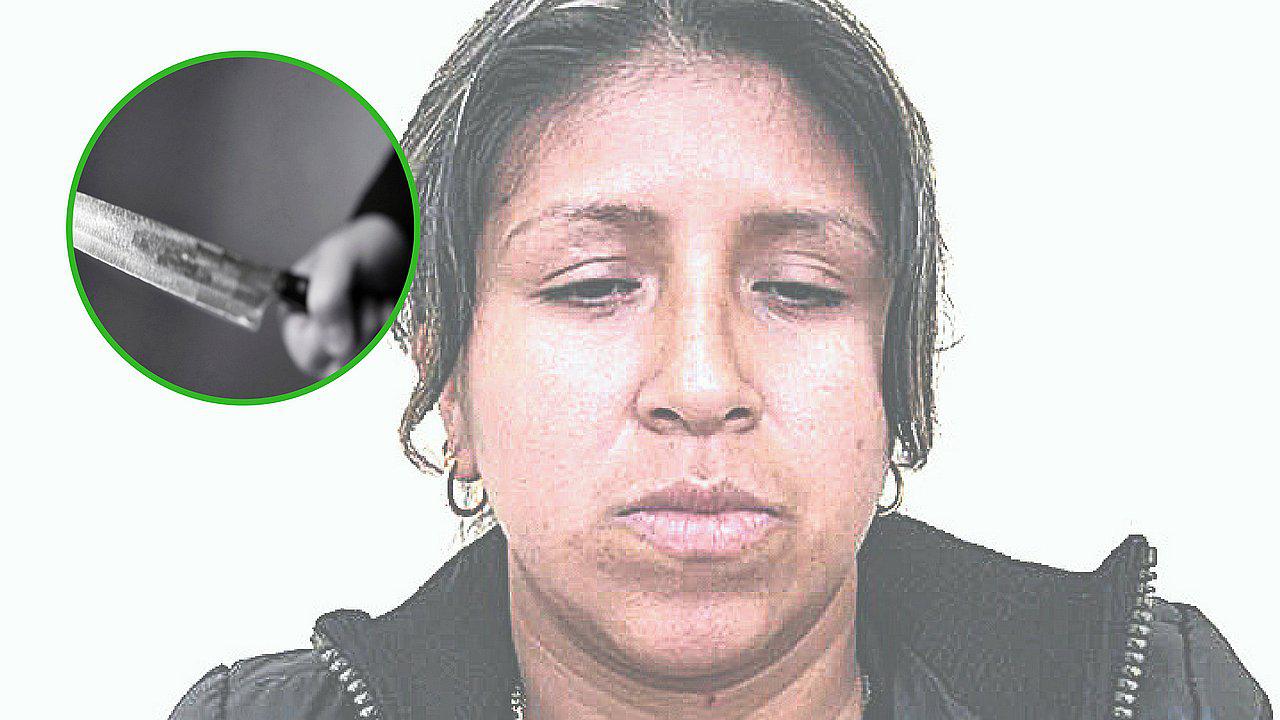 Mujer ataca con un cuchillo a su expareja en Villa El Salvador
