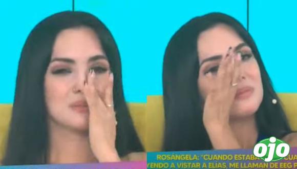 Rosangela Espinoza llora EN VIVO | FOTO: Willax TV