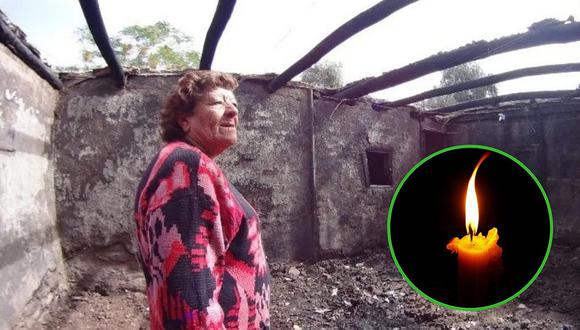Abuelita se queda sin luz por no tener dinero y al prender vela, se le quema la casa