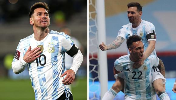 Lionel Messi se manifestó feliz por ser el máximo goleador de Sudamérica. (Foto: Instagram @leomessi / @afaseleccion)