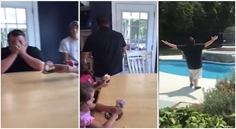 YouTube: mira la reacción de un padre al enterarse que su quinto bebé será niña (VIDEO)