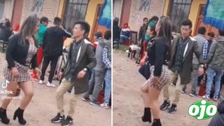 Joven causa furor en redes tras realizar peculiares pasos de baile en tacones 