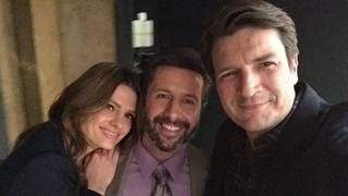 Marco Zunino feliz tras grabar para la serie 'Castle'  [FOTOS]  