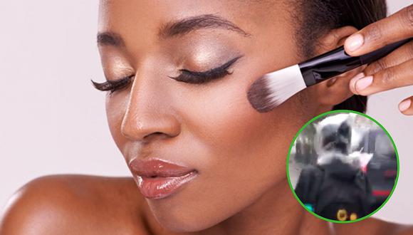 La "ingeniosa" solución de una mujer para conservar maquillaje y peinado en la llovizna | VIDEO