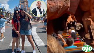 Mamá de la hija de Jefferson Farfán graba aterrador paseo en Disney: “sus gritos son perturbadores”