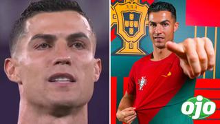 Cristiano Ronaldo rompe en llanto al entonar himno de Portugal en el Mundial Qatar 2022