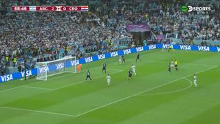 Argentina aplasta a Croacia: gol de Julián Álvarez tras genial jugada de Messi | VIDEO