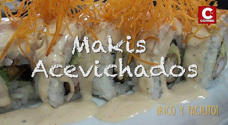 ¡Qué rico!: En unos cuantos pasos disfruta de estos Makis acevichados [VIDEO]