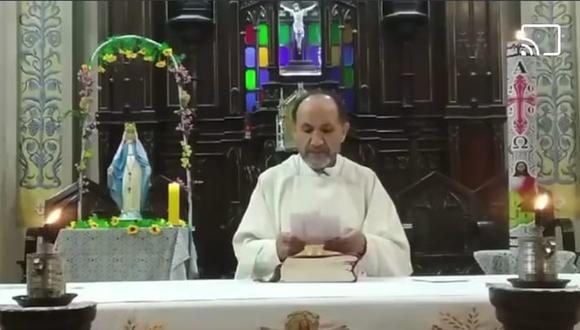 El padre Miguel Fuertes invocó a la reflexión a los responsables de los ataques a la planta de oxígeno en el Hospital Regional de Loreto. (Captura de video)